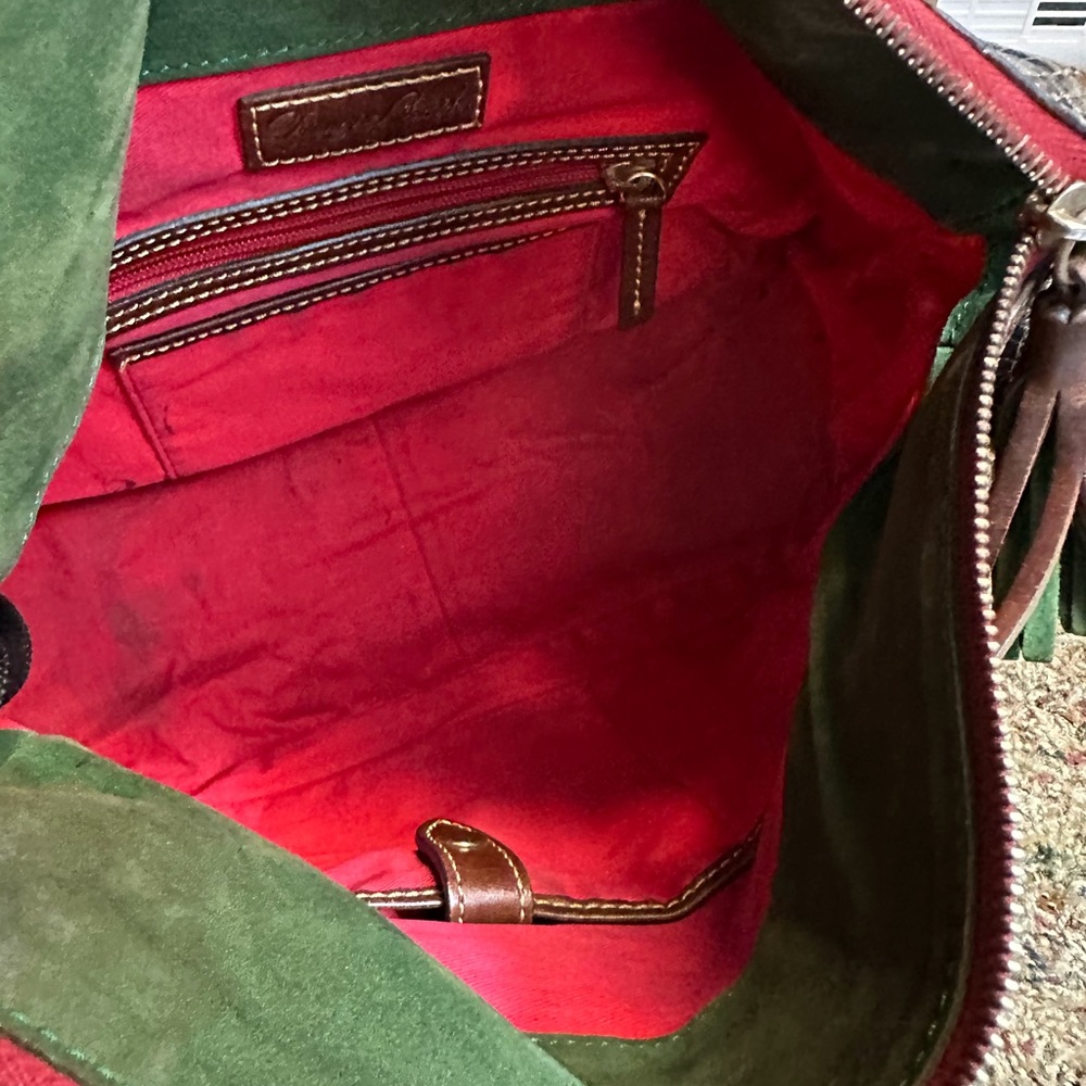 Dooney and Bourke Python Embossed Python Satchel Multicolor - Picture 12 of 15